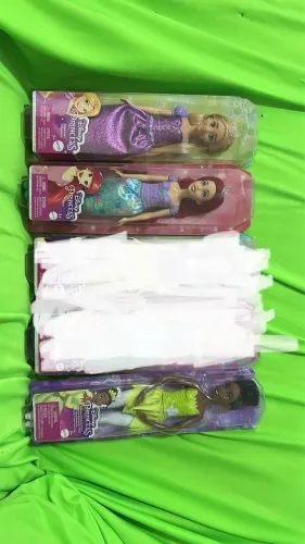 Lote de Bonecas Princesas da Disney Mattel