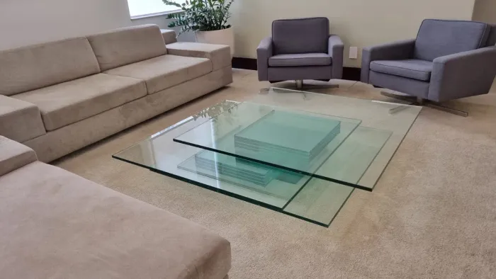 mesa de centro de vidro DI MÓVEIS