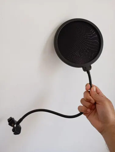 Pop filter para condensador