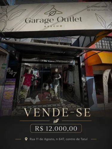 Passo ponto comercial montado no centro 