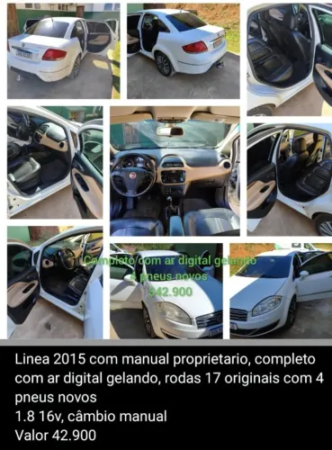 Fiat Linea Essence 1.8 Flex 16V 4P 2015