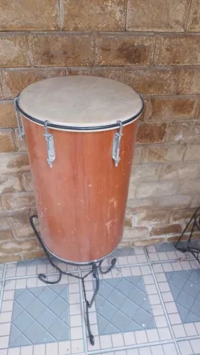 Tantan de couro com diâmetro 11 polegadas e 50 cm de comprimento