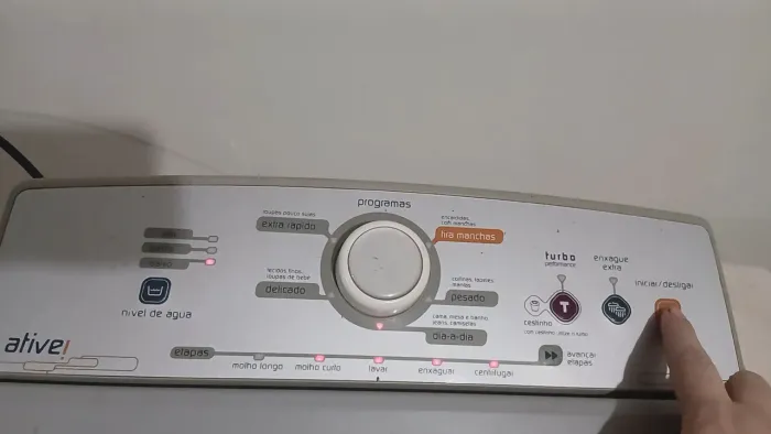 Máquina com defeito