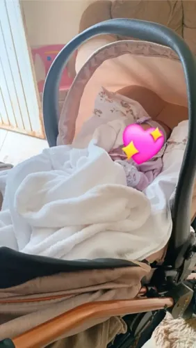 Carrinho+Bebê conforto