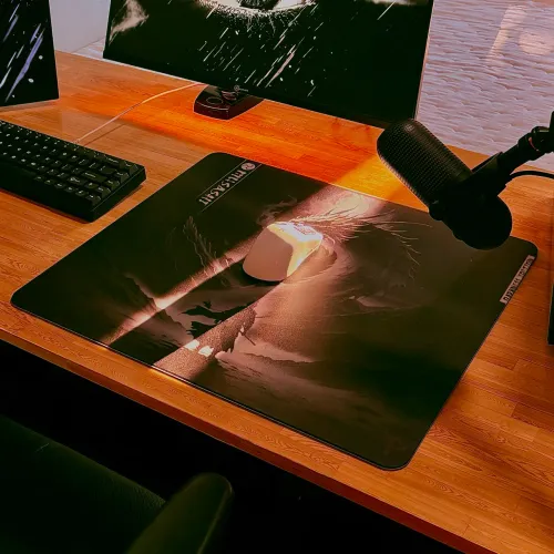 Mousepad de vidro Musashi Darkness