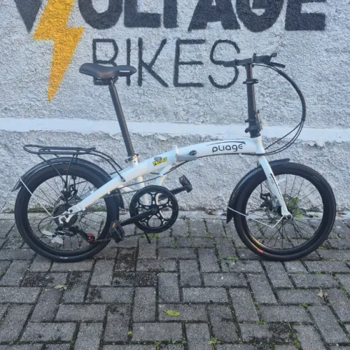 Bicicleta Dobrável Two Dogs Pliage Branca Semi-nova