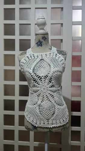 Crochê de luxo