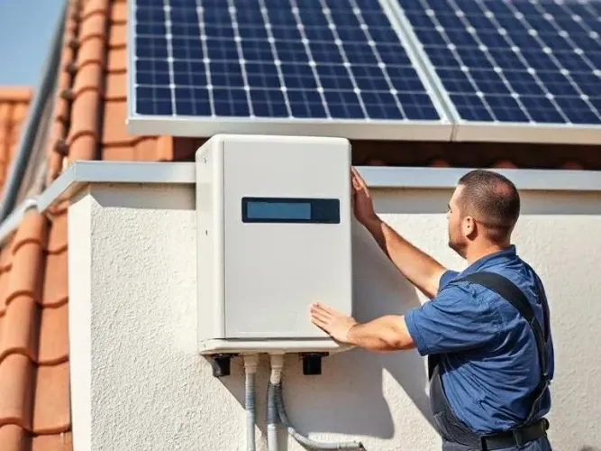 Manutenção de sistema solar 