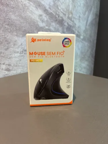 Mouse Sem Fio Ergonômico Bluetooth Peining PEI-ME11.