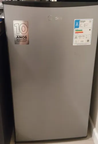 Frigobar Midea 93l Inverter Preto com Porta na Cor Inox Bivolt - 110V | 220V