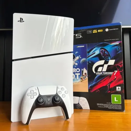 Console PlayStation 5 Slim 1TB SSD Edição Digital com Caixa Original