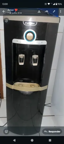 Gela água
