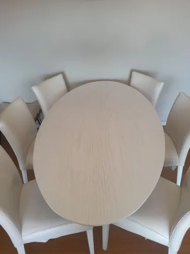 Linda Mesa de Jantar Branca + cadeiras