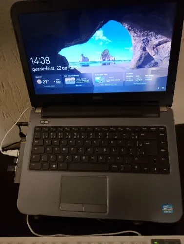 Notebook Dell Inspiron bateria nova SSD excelente computador 