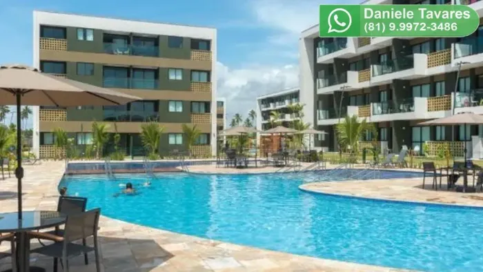 FLAT MOBILIADO À VENDA NO MANA BEACH EXPERIENCE MURO ALTO - PORTO DE GALINHAS