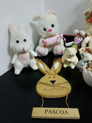Lote de itens de Páscoa para decoração