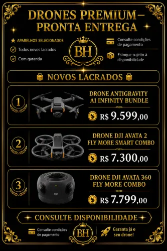 Drones DJI PROMOÇÃO PARA QUEIMAR ESTOQUE