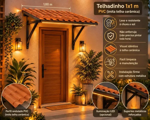 Telhadinho ho 100x100 metros
