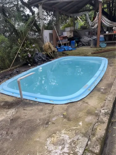 Piscina 5mx3mx 1,3m com motor