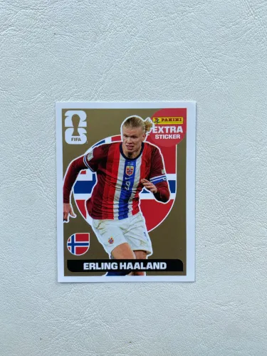 Erling  haaland de ouro EXTRA STICKER legend