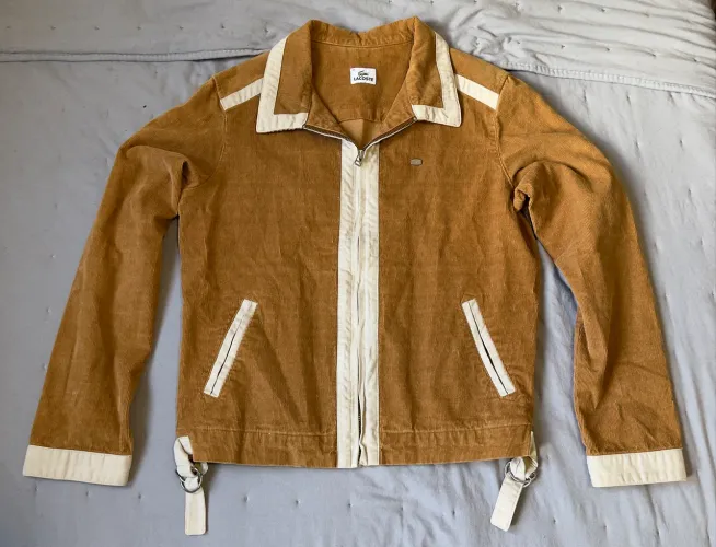 jaqueta lacoste em veludo feminina tamanho M original importada , novissima
