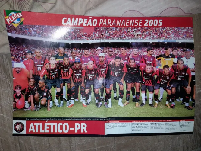 Pôster da Placar 2005 Atlético-PR