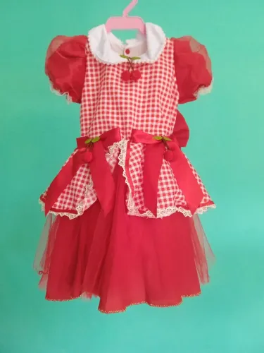 Vestido junino para 2 anos