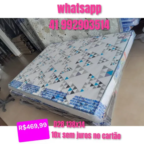 Colchão Casal espuma d28 novo ### 10x sem juros no cartão