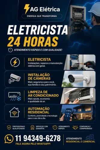 Eletricista 24 horas guarulhos e região 