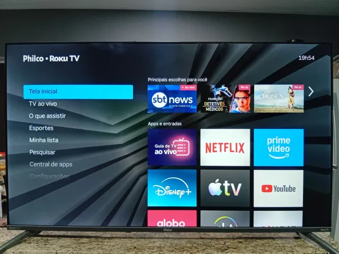 SMART TV 43 ROKU NOVINHA. 06 MESES DE USO