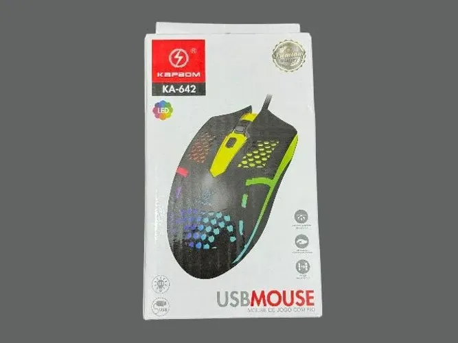 Mouse Gamer USB Com Led RGB