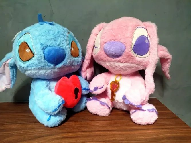Stitch e Angel 35cm !!!! Leve os DOIS!!!!