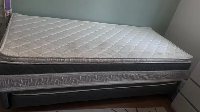 Cama solteiro 88x188 com cama auxiliar 