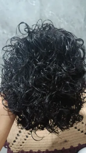 Cabelo 100 % humano..
