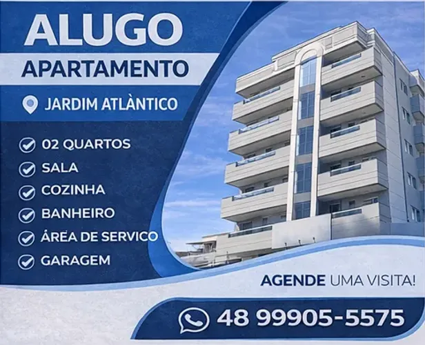 PROMOÇÃO!!! LOCAÇÃO ALUGUEL APARTAMENTO 2 QUARTOS JARDIM ATLÂNTICO FLORIANÓPOLIS FLORIPA