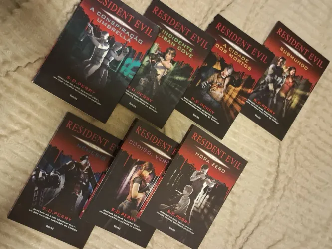 Coleção de livros Resident Evil
