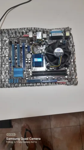 Kit Placa mãe Asus/Core 2 Quad/6GB