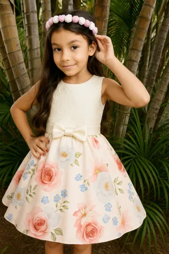 Vestido infantil menina
