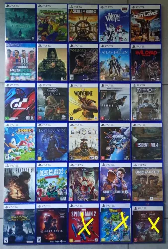 TROCA POR JOGOS DE PS5 SOMENTE