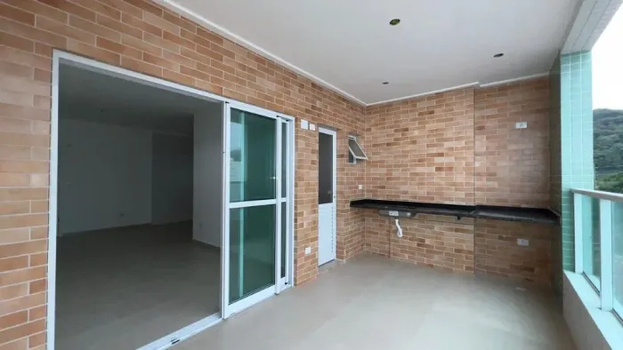 Apartamento 2 Quartos com Suíte e Vista Mar no Centro de Mongaguá | Excelente Acabamento |