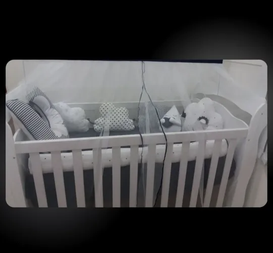 kit berço nuvem de algodão 