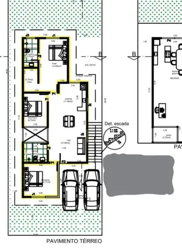 Terreno com casa em construção Centro - Águas de São Pedro