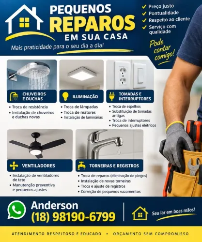 PEQUENOS REPAROS RESIDENCIAIS<br>