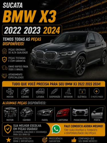 Sucata bmw x3 2022 2023 2024