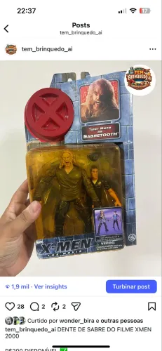 DENTE DE SABRE TOYBIZ COMPLETO 