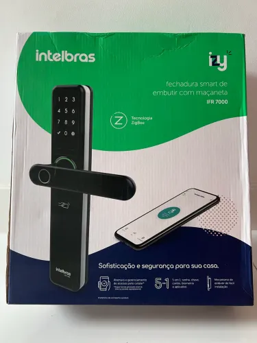Fechadura digital intelbras