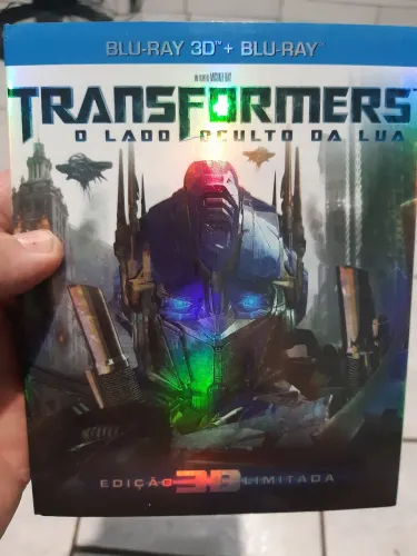 Bluray TRANSFORMERS o lado oculto da lua 3d ( RARÍSSÍMO )