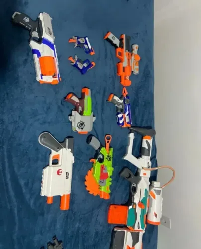 Mega Kit NERF: 8 Lançadores Variados