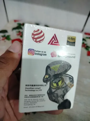 Qkz ak6 pro Black c mic - Fone 