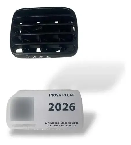 Difusor Ar Central Esquerdo Clio 2006 A 2012 *